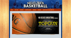Desktop Screenshot of noxcusesbasketball.com
